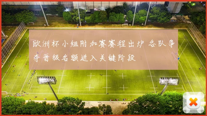 欧洲杯小组附加赛赛程出炉 各队争夺晋级名额进入关键阶段