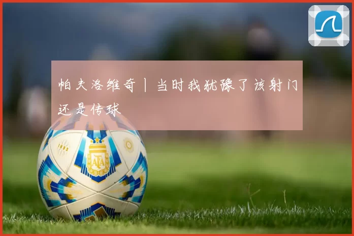 帕夫洛维奇丨当时我犹豫了该射门还是传球